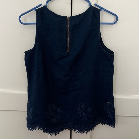 Madewell NWT tank with embroidered hem size small - Picture 2 of 5